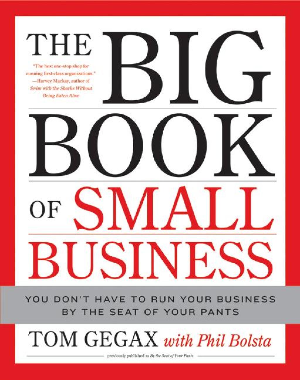 The Big Book of Small Business You Don't Have to Run Your Business by the Seat of Your Pants - (PDF/EPUB Version)