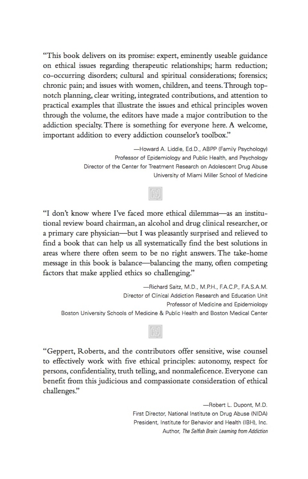 The Book of Ethics Expert Guidance For Professionals Who Treat Addiction - (PDF/EPUB Version)