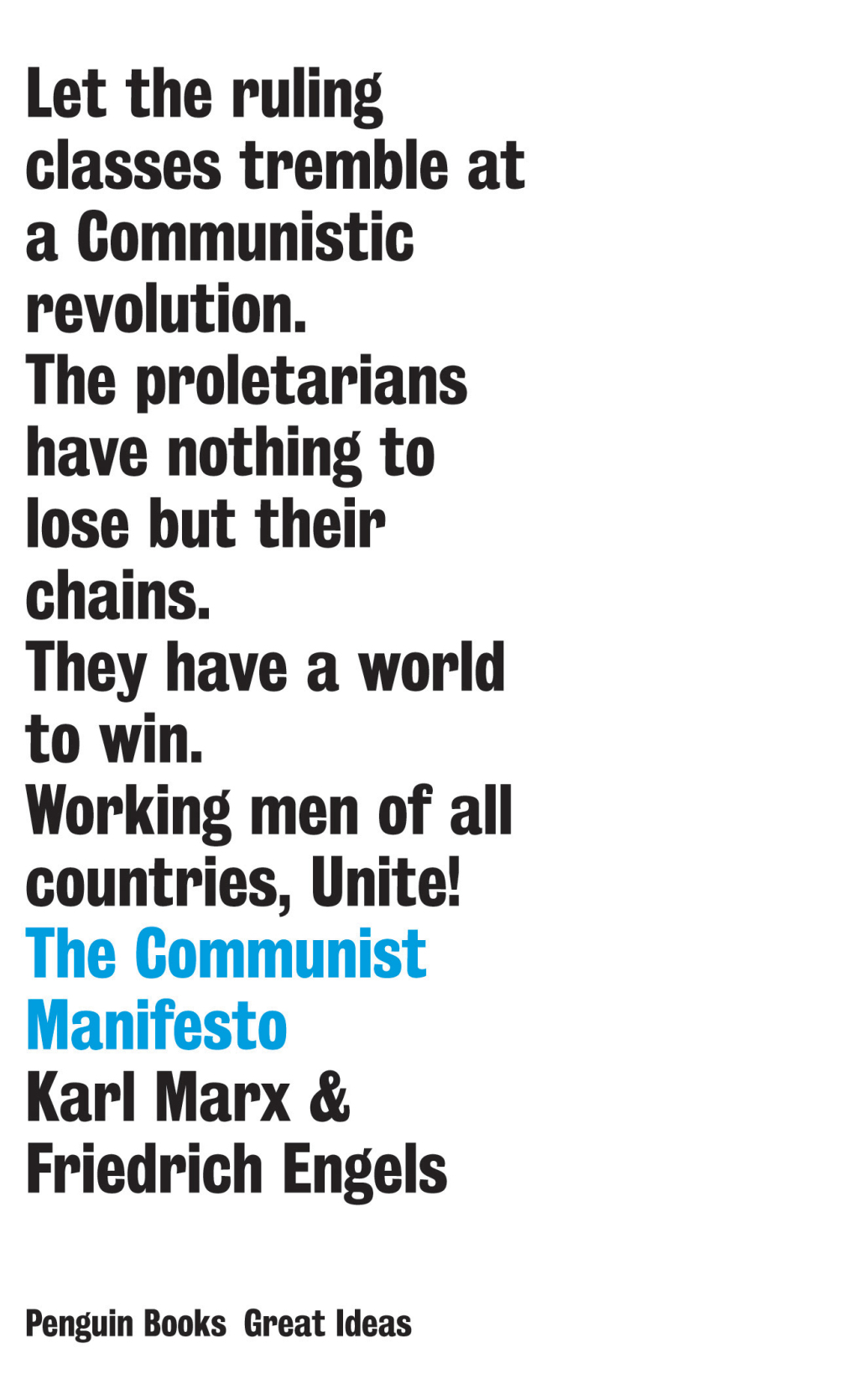 The Communist Manifesto - (PDF/EPUB Version)