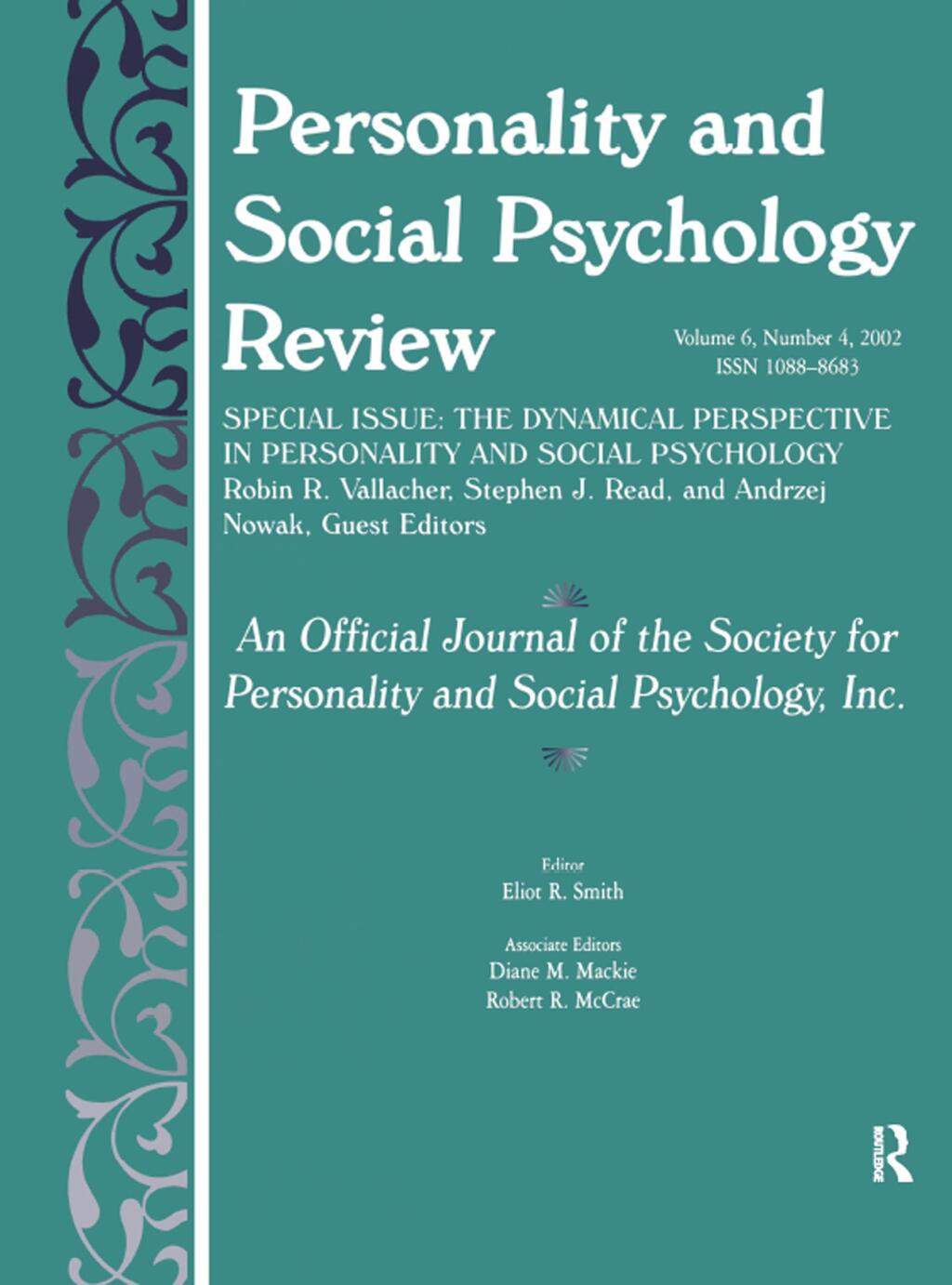 The Dynamic Perspective in Personality and Social Psychology A Special Issue of personality and Social Psychology Review 1st Edition - (PDF/EPUB Version)