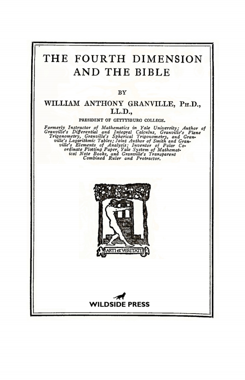 The Fourth Dimension and the Bible - (PDF/EPUB Version)