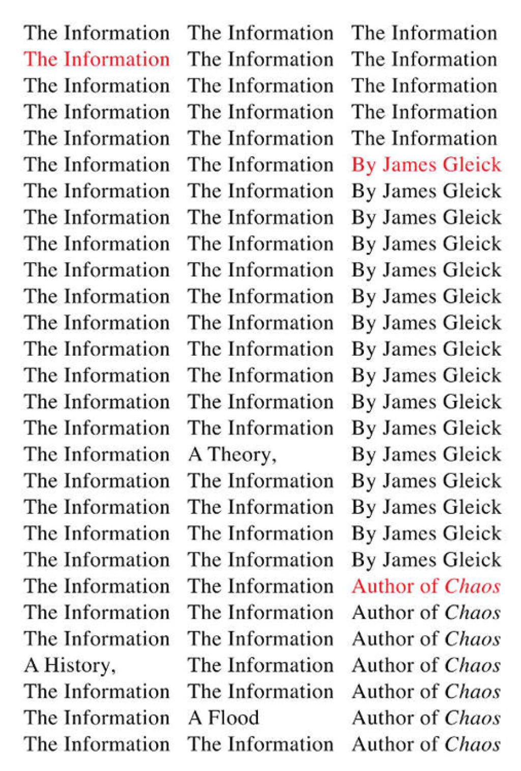 The Information A History, a Theory, a Flood - (PDF/EPUB Version)