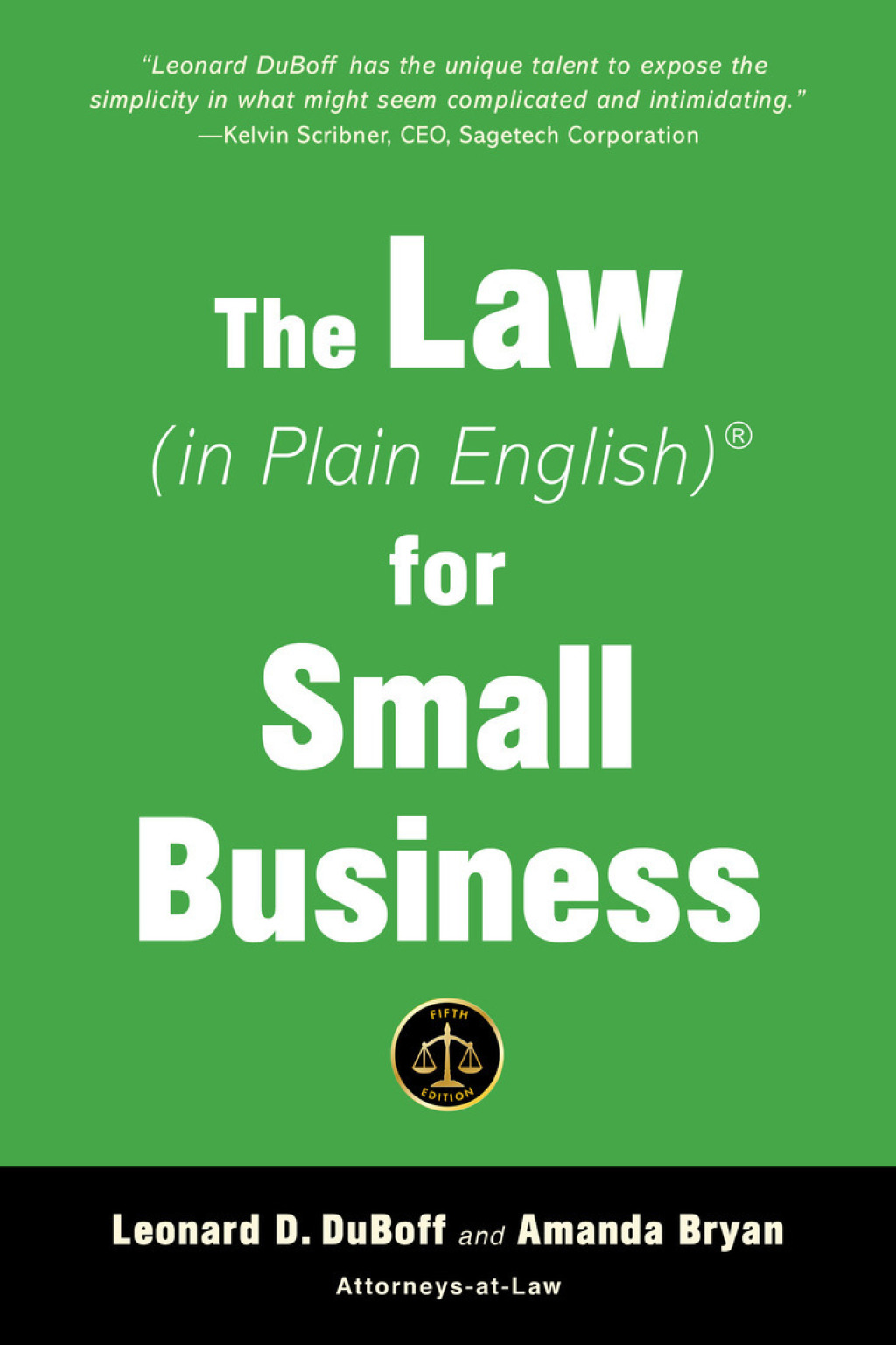 The Law (in Plain English) for Small Business 5th Edition - (PDF/EPUB Version)