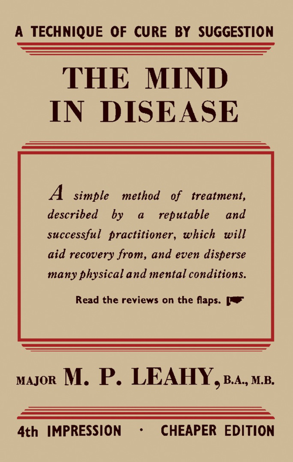 The Mind in Disease Some Conditions Cured by Suggestion 4th Edition - (PDF/EPUB Version)