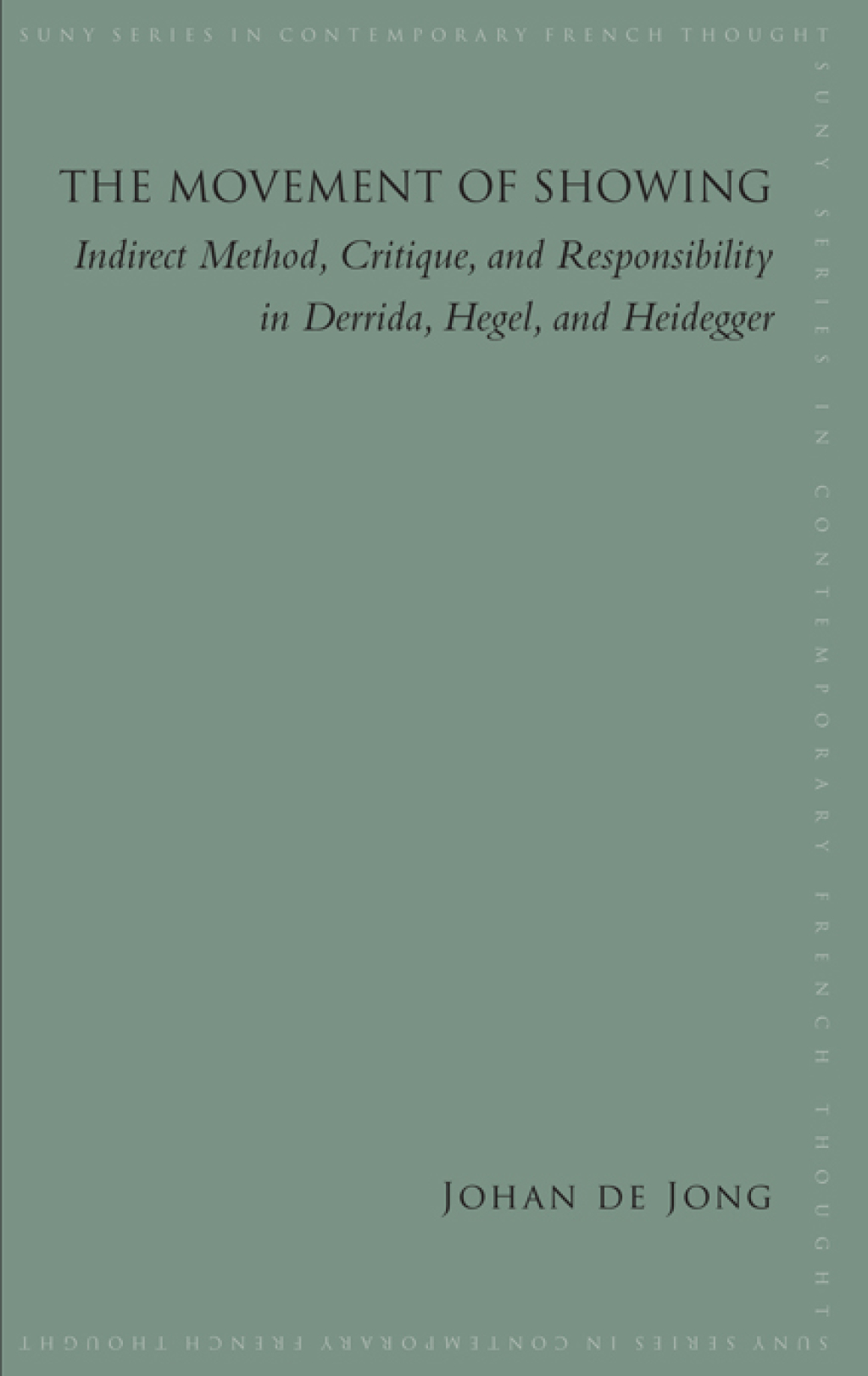 The Movement of Showing Indirect Method, Critique, and Responsibility in Derrida, Hegel, and Heidegger  â€“ PDF/EPUB Version Downloadable