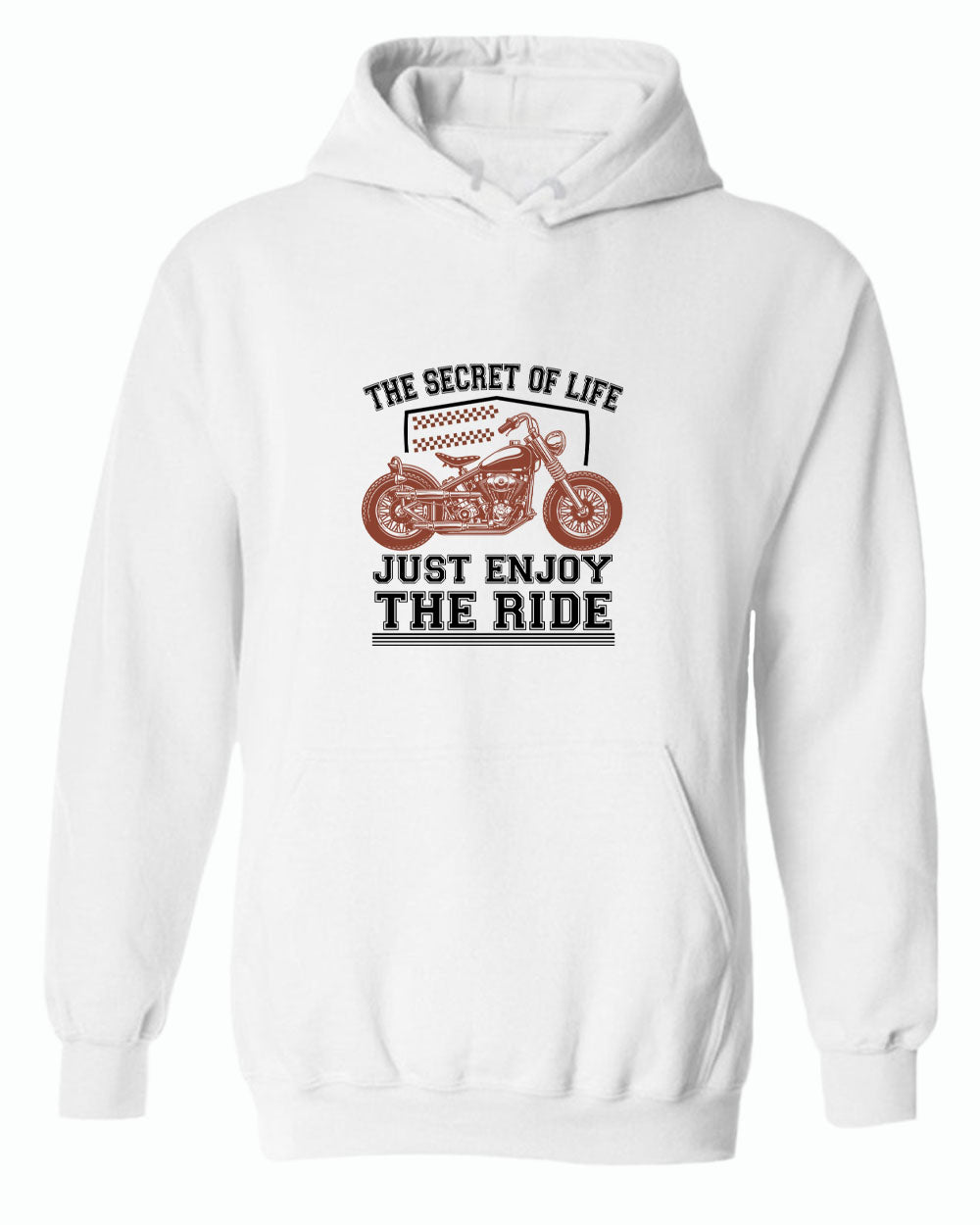 The secret of life, just enjoy the ride hoodie