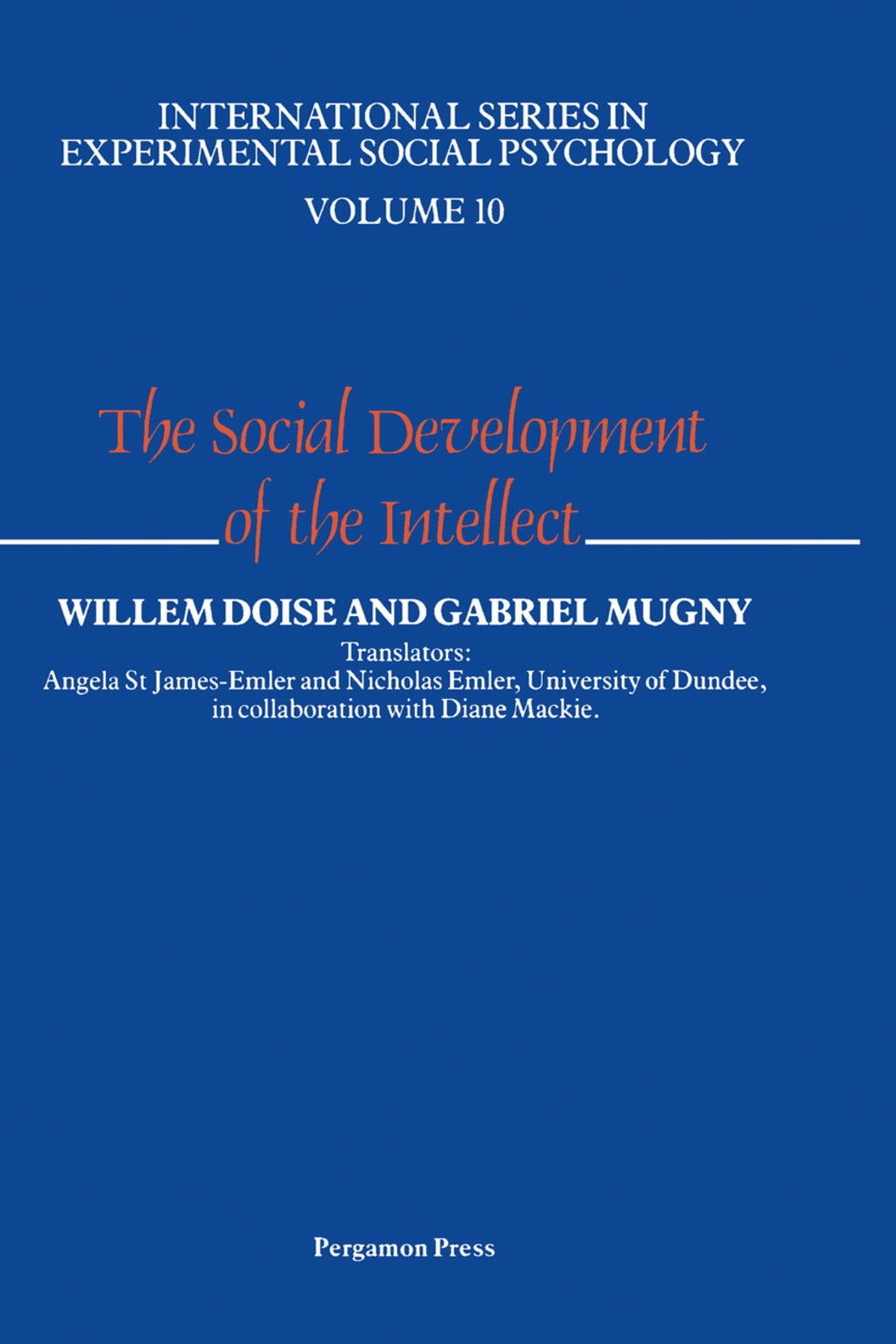 The Social Development of the Intellect - (PDF/EPUB Version)