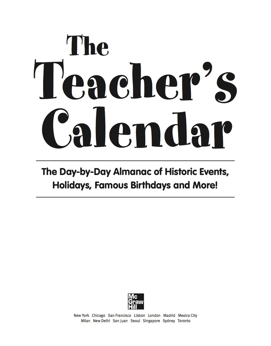 The Teachers Calendar 2011-2012 1st Edition - (PDF/EPUB Version)