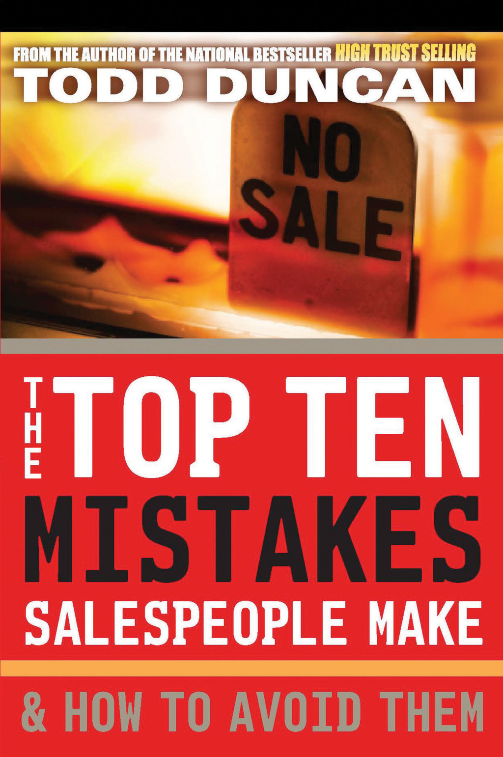 The Top Ten Mistakes Salespeople Make and How to Avoid Them - (PDF/EPUB Version)
