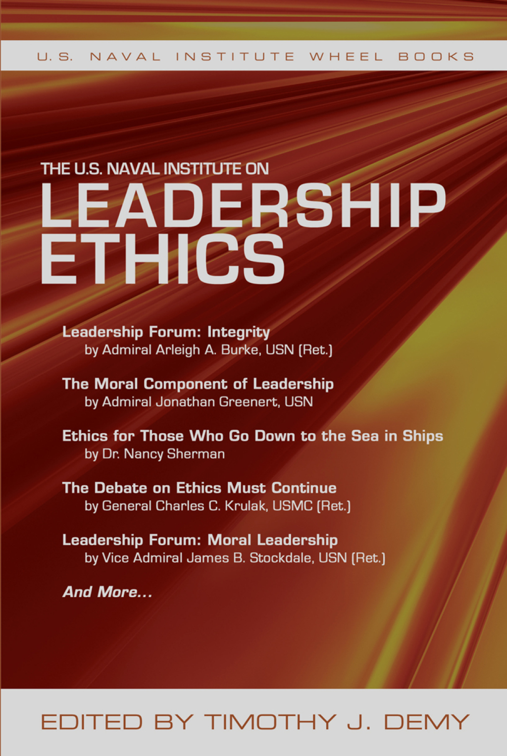The U.S. Naval Institute on Leadership Ethics U.S. Naval Institute Wheel Book - (PDF/EPUB Version)