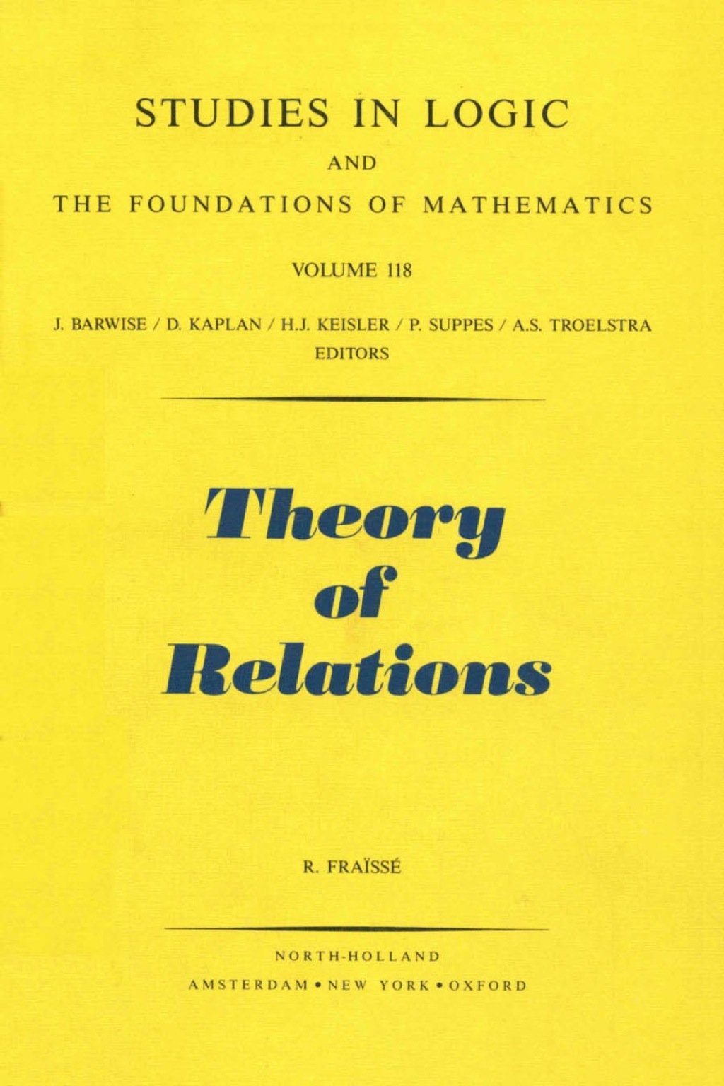 Theory of Relations - (PDF/EPUB Version)