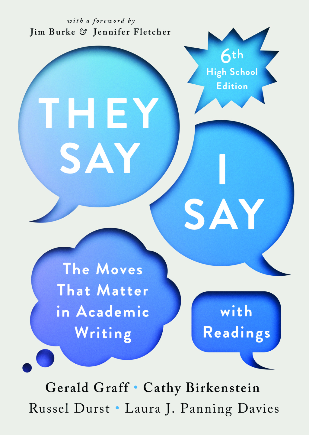 "They Say / I Say" with Readings (High School Edition) 6th Edition â€“ PDF/EPUB Version Downloadable
