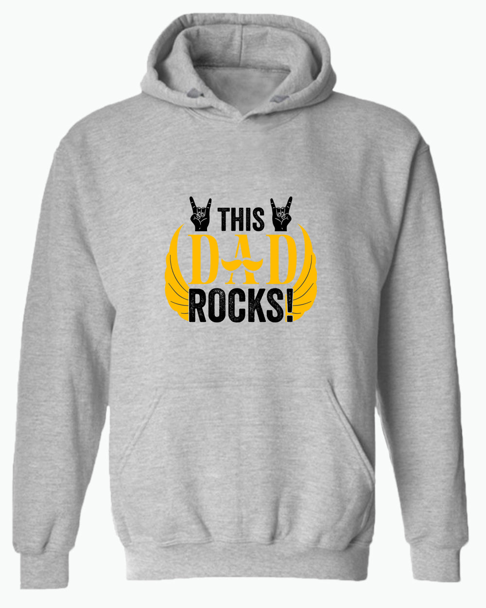 This dad rocks hoodie, music dad hoodie