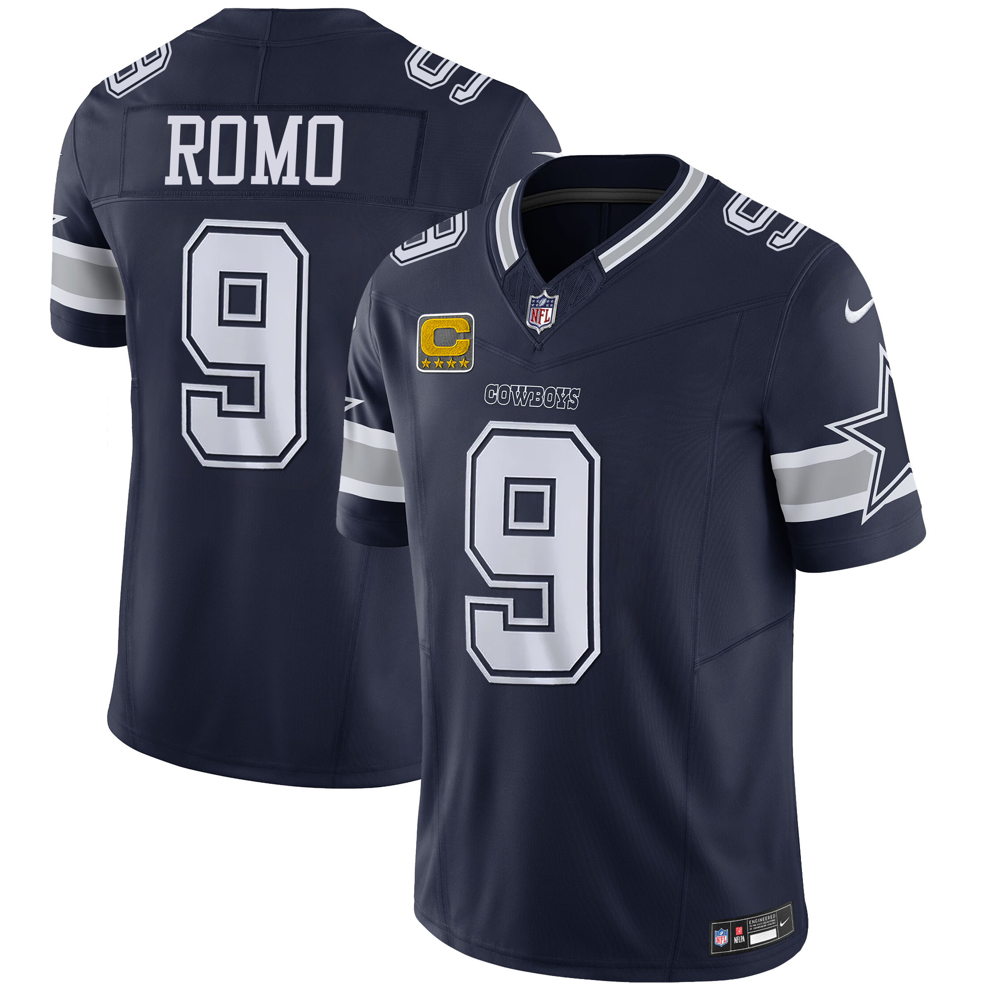 Tony Romo Men's Dallas Cowboys Vapor Limited Jersey ÃƒÂ¯Ã‚Â¿Ã‚Â½ All Stitched Navy Jersey - All Stitched