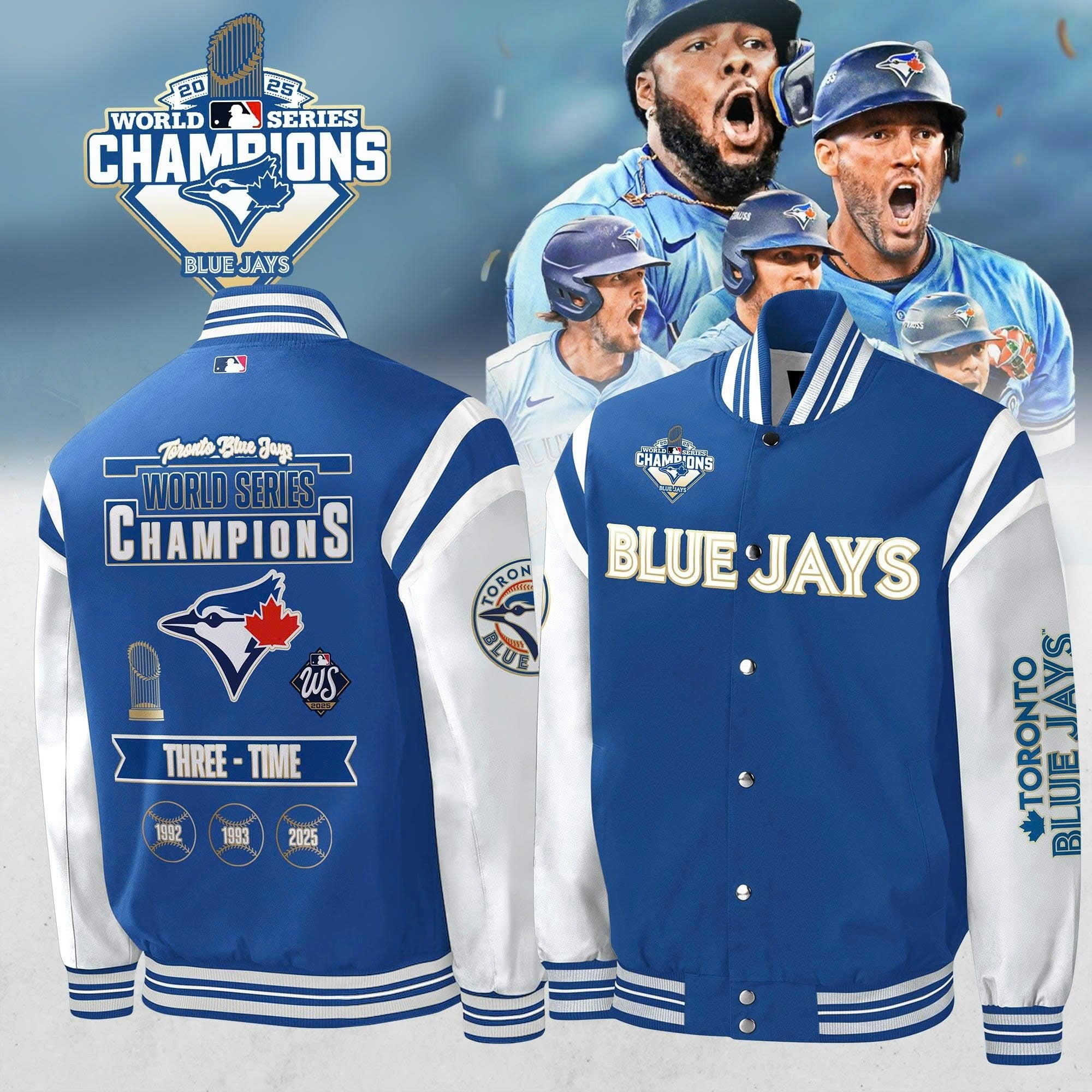 Toronto Blue Jays 2025 World Series Champions Limited Edition Bomber Jacket