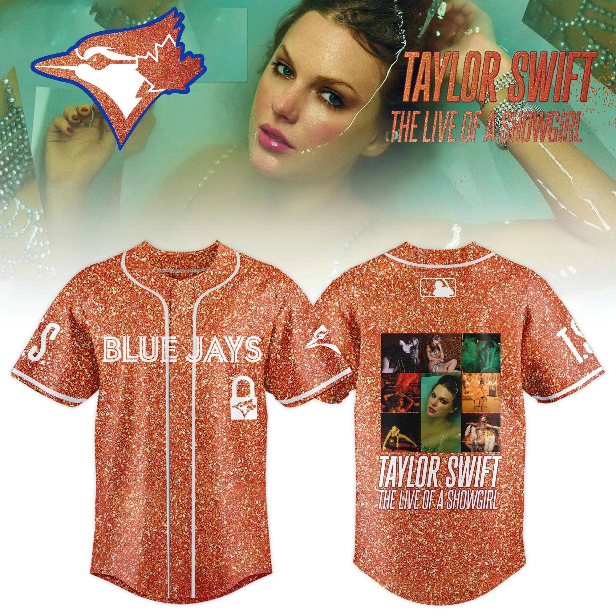Toronto Blue Jays MLB x Taylor Swift â€œThe Life of a Showgirlâ€ 2025 Limited Editions Baseball Jersey
