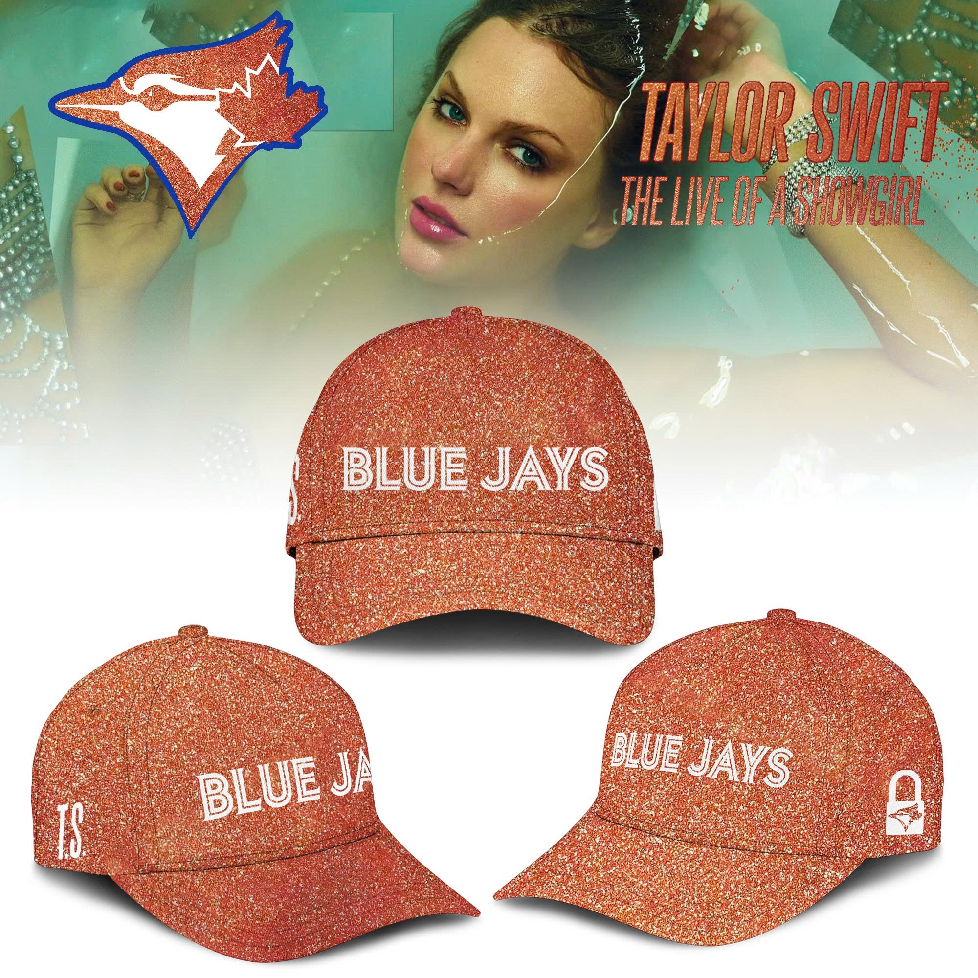 Toronto Blue Jays MLB x Taylor Swift â€œThe Life of a Showgirlâ€ 2025 Limited Editions Cap