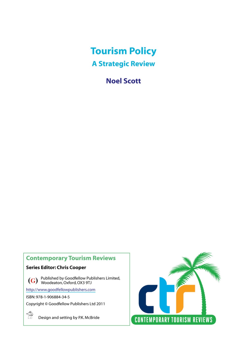 Tourism and Policy - (PDF/EPUB Version)