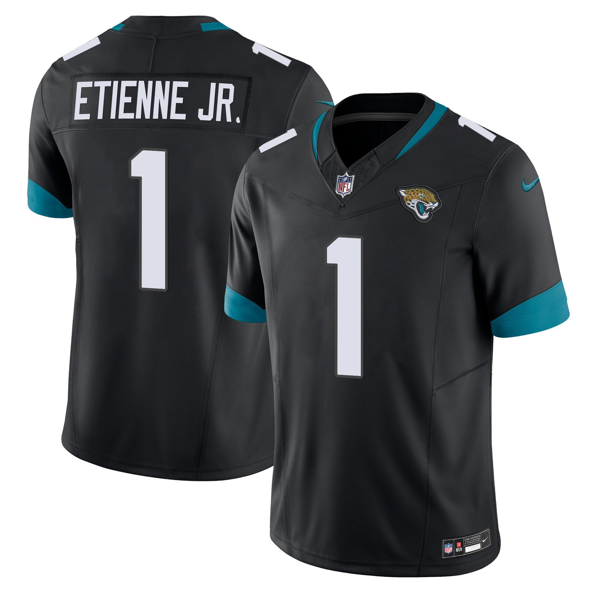 Travis Etienne Jr. Men's Jacksonville Jaguars Vapor Limited Black Jersey - All Stitched