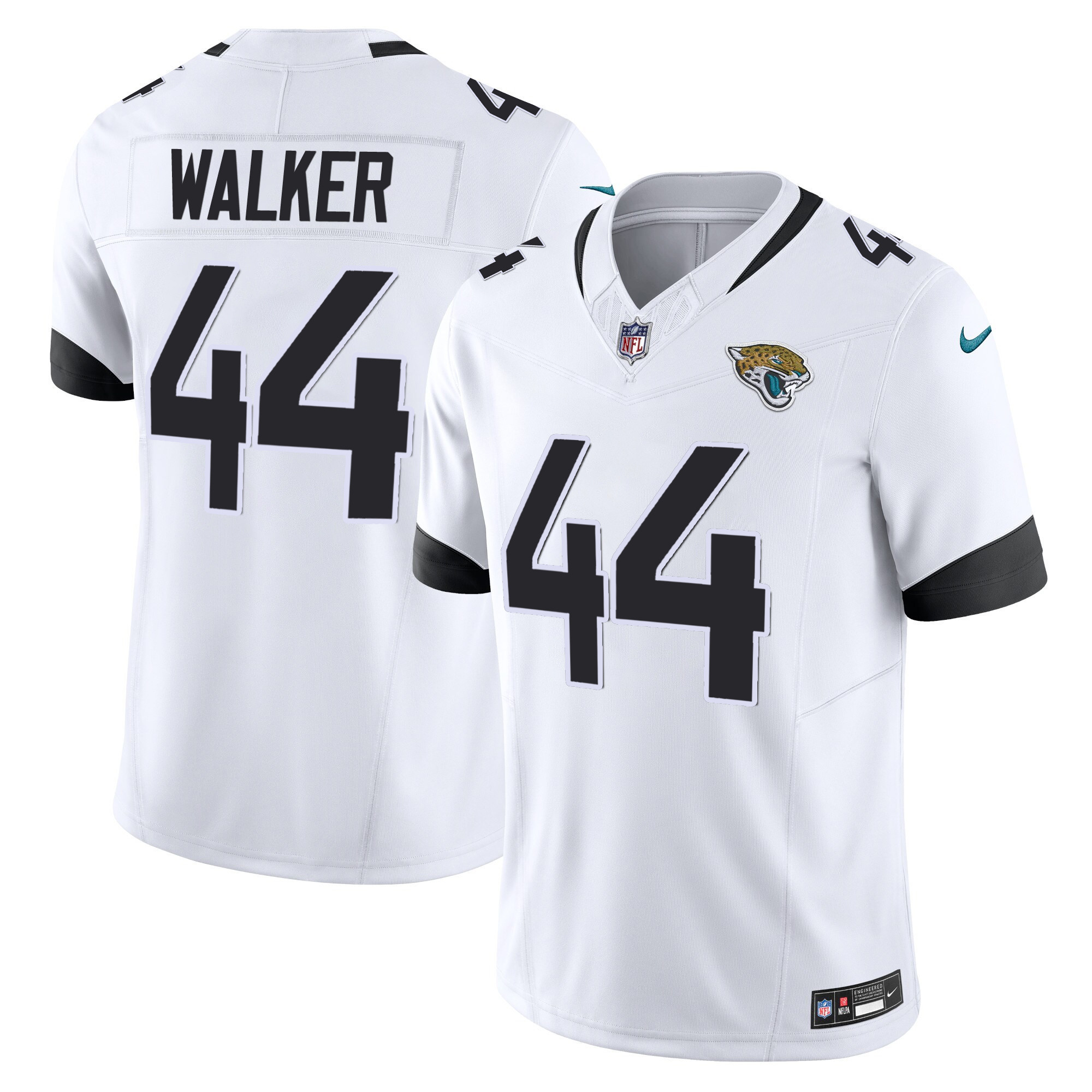 Travon Walker Men's Jacksonville Jaguars Vapor Limited White Jersey - All Stitched