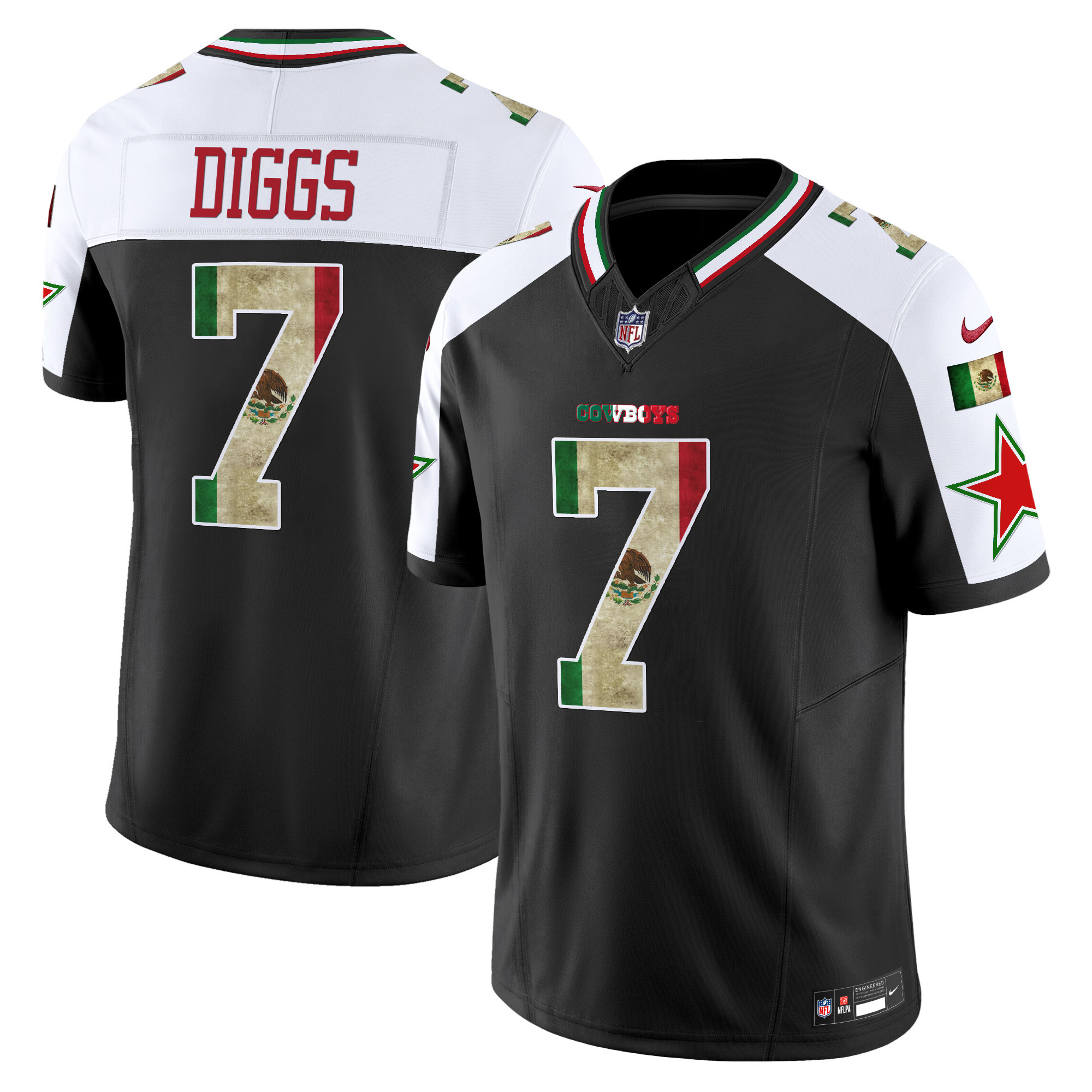 Trevon Diggs Men's Dallas Cowboys Mexico Vapor Limited Alternate Jersey - All Stitched