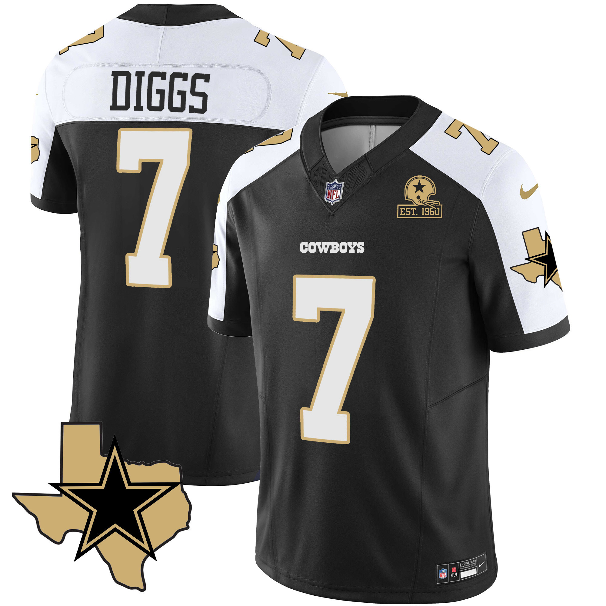 Trevon Diggs Men's Dallas Cowboys Special Vapor Limited Alternate Jersey - All Stitched