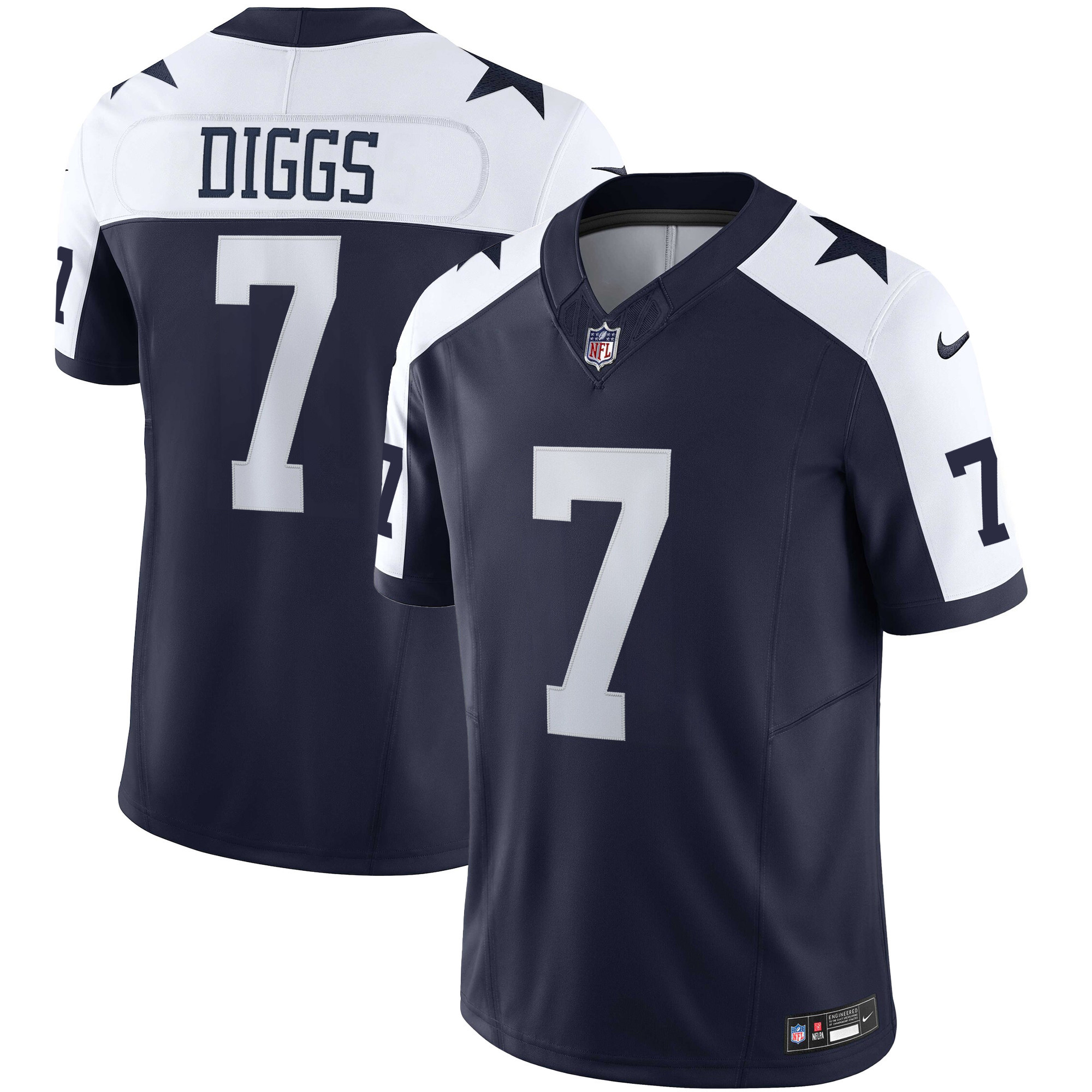 Trevon Diggs Men's Dallas Cowboys Vapor Limited Jersey ÃƒÂ¯Ã‚Â¿Ã‚Â½ All Stitched Alternate Jersey - All Stitched