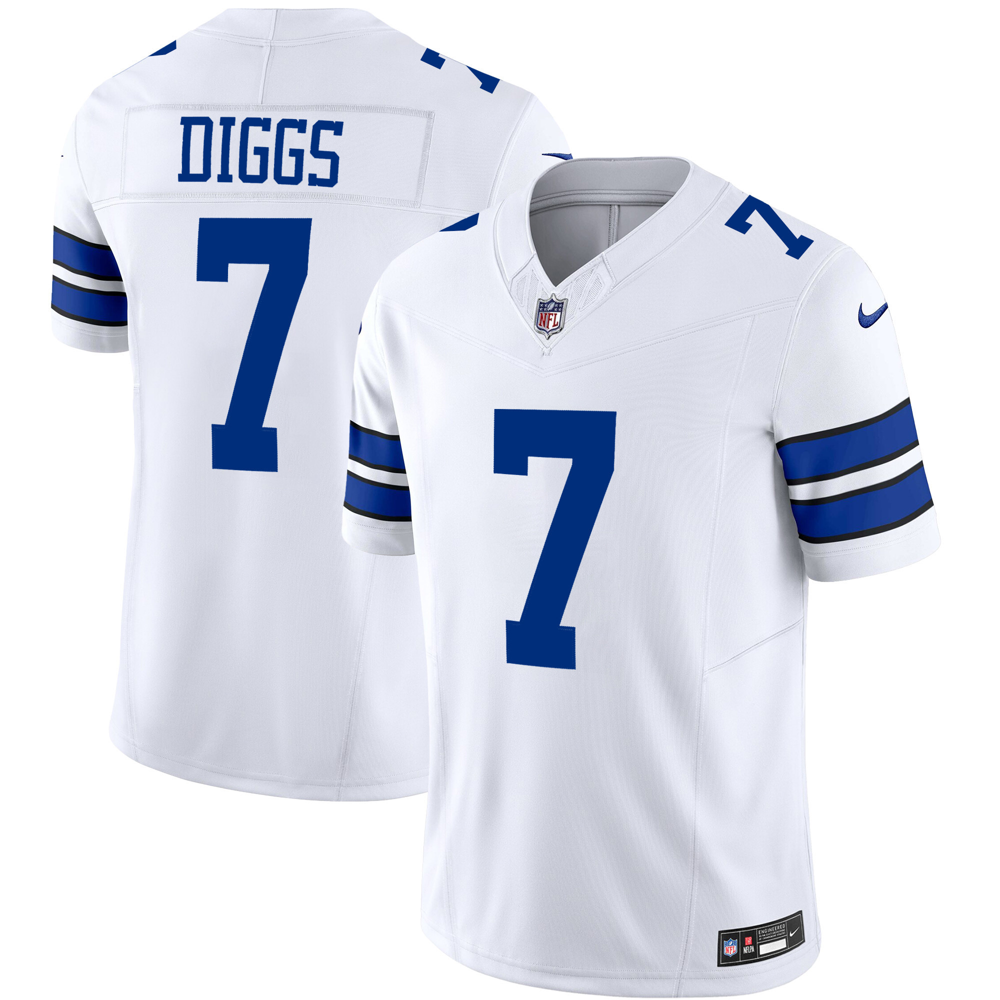 Trevon Diggs Men's Dallas Cowboys Vapor Limited Jersey ÃƒÂ¯Ã‚Â¿Ã‚Â½ All Stitched White Jersey - All Stitched