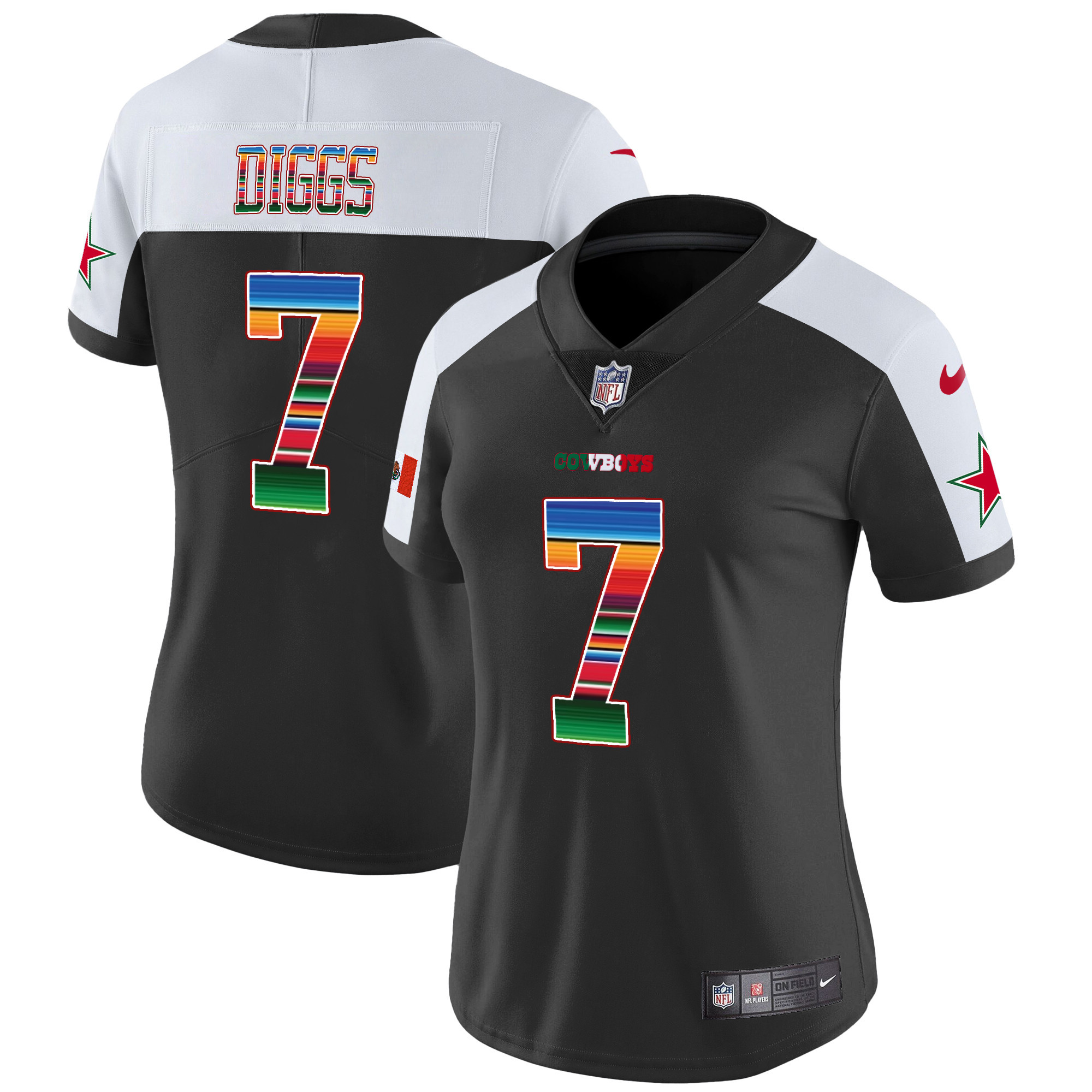 Trevon Diggs Women's Dallas Cowboys Mexico Vapor Limited Alternate Jersey - All Stitched