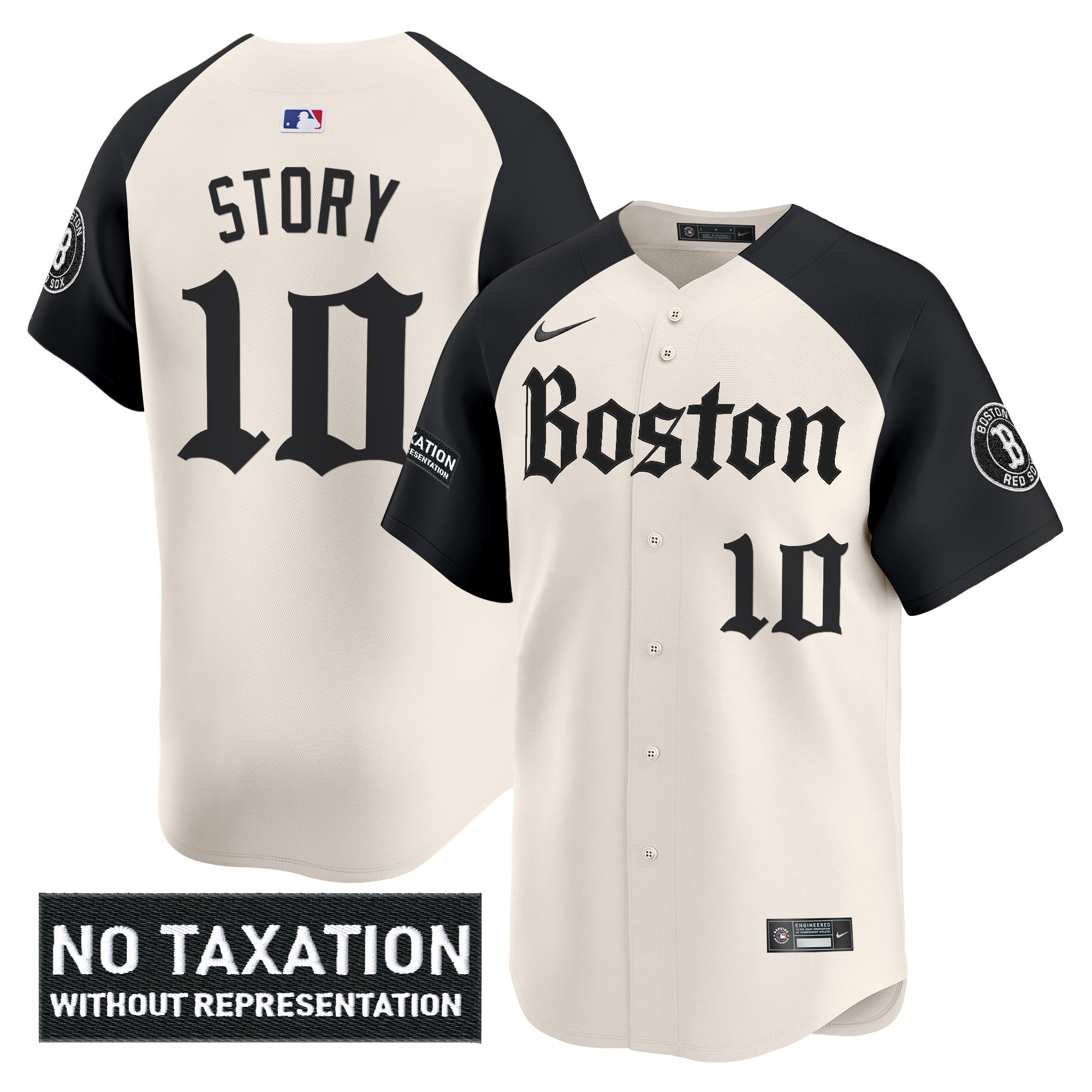 Trevor Story Men's Boston Red Sox 'Retro Newspaper Edition' Vapor Premier Limited Alternate Jersey - All Stitched