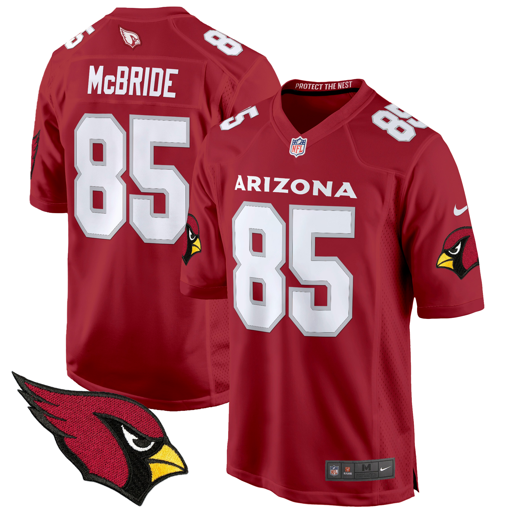 Trey McBride Men's Arizona Cardinals 2024 Game Red Jersey - All Stitched