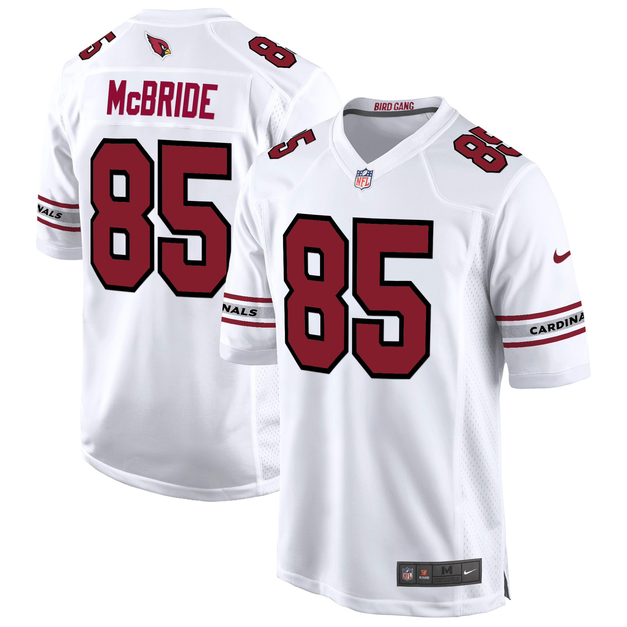 Trey McBride Men's Arizona Cardinals 2024 Game White Jersey - All Stitched