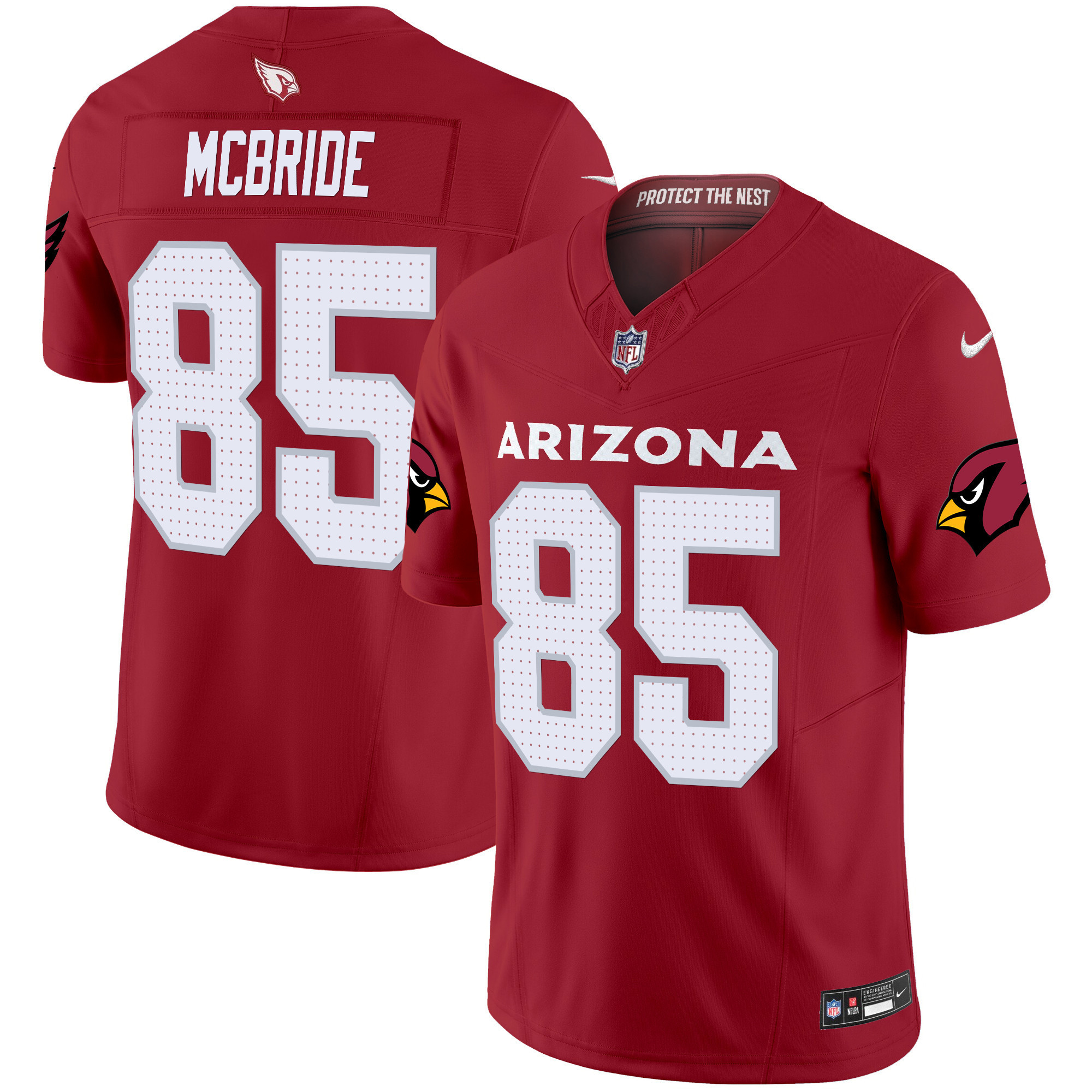 Trey McBride Men's Arizona Cardinals 2024 Vapor Limited Red Jersey - All Stitched