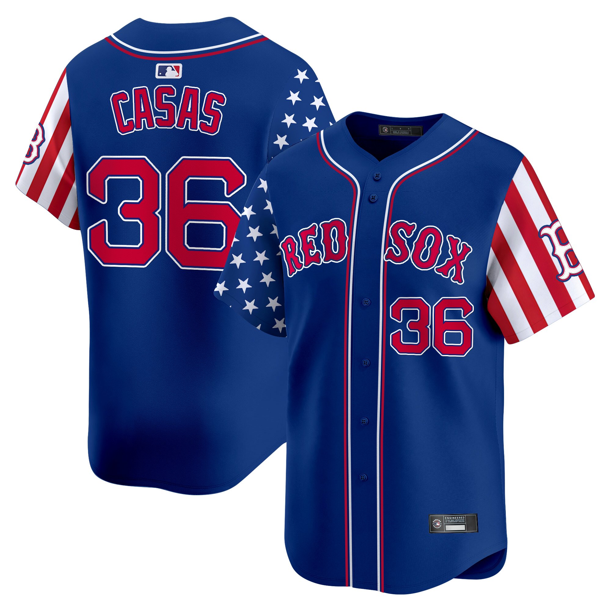 Triston Casas Men's Boston Red Sox 2025 Memorial Day Vapor Premier Limited Royal Jersey - All Stitched