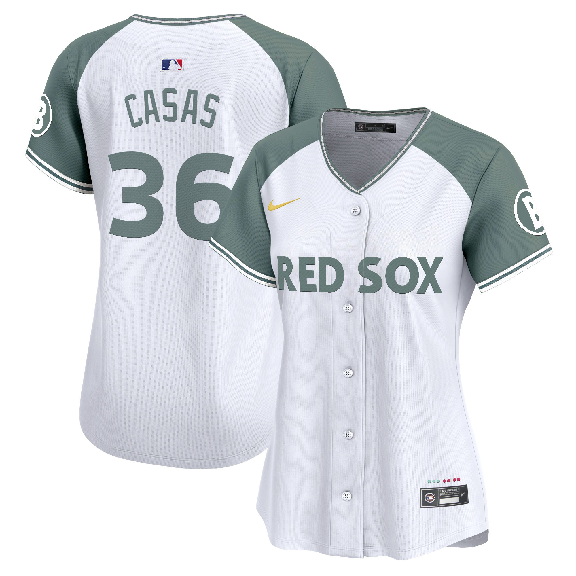 Triston Casas Women's Boston Red Sox 2025 City Connect Vapor Premier Limited Alternate Jersey - All Stitched