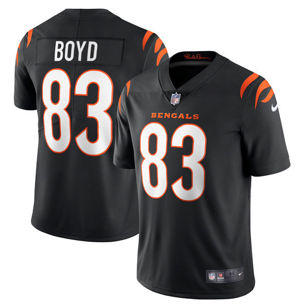 Tyler Boyd Men's Cincinnati Bengals Player Vapor Limited Black Jersey - All Stitched