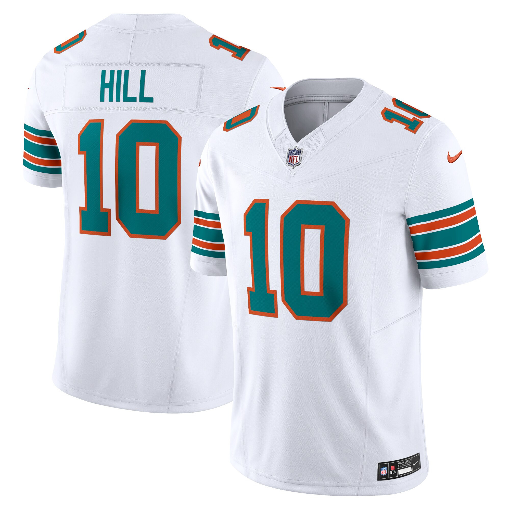 Tyreek Hill Men's Miami Dolphins Vapor Limited Alternate White Jersey - All Stitched