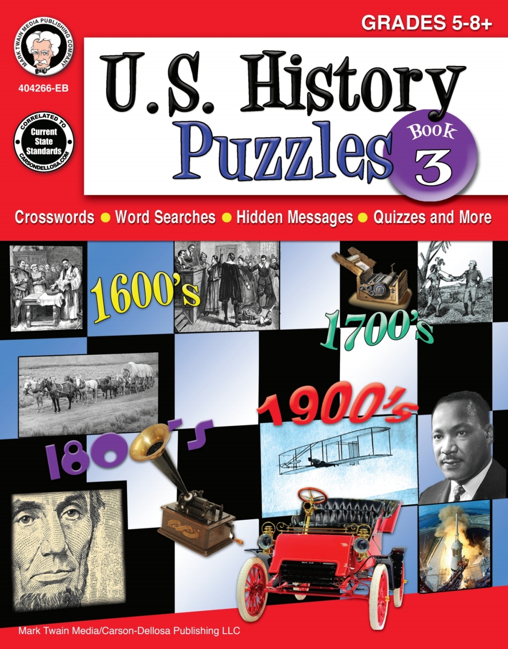 U.S. History Puzzles, Book 3, Grades 5 - 8 - (PDF/EPUB Version)
