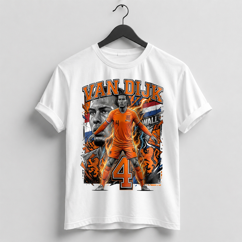 Van Dijk Netherlands Defense Master World Cup 2026 Tshirt