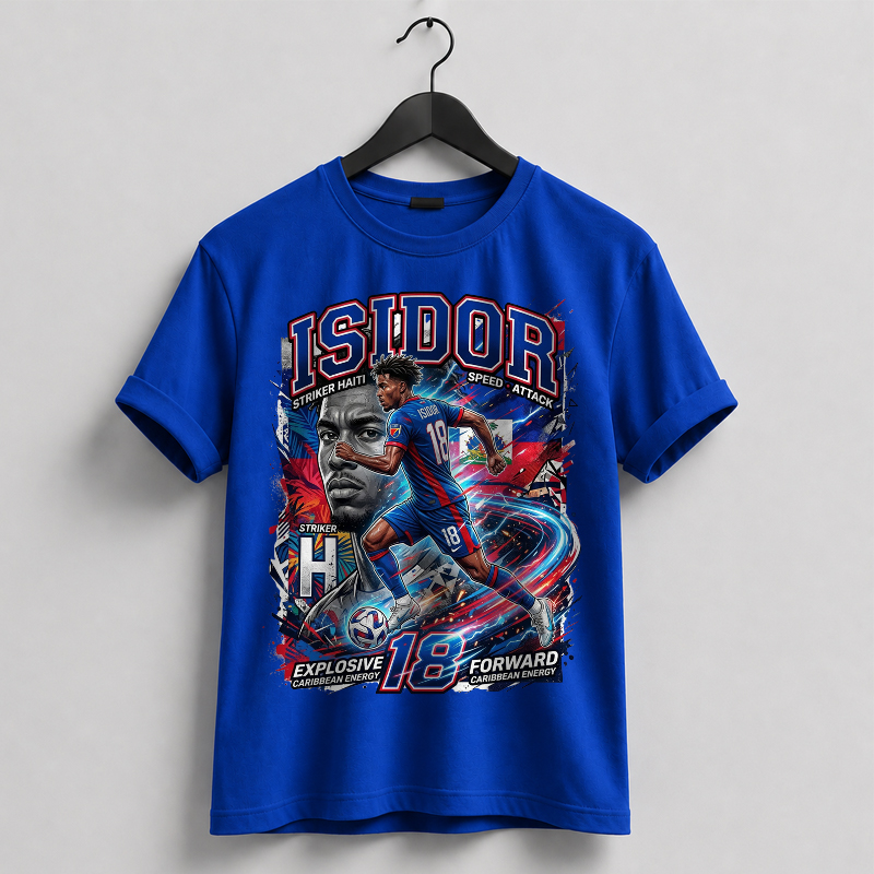 ISIDOR Haiti Forward Lightning World Cup 2026 Tshirt