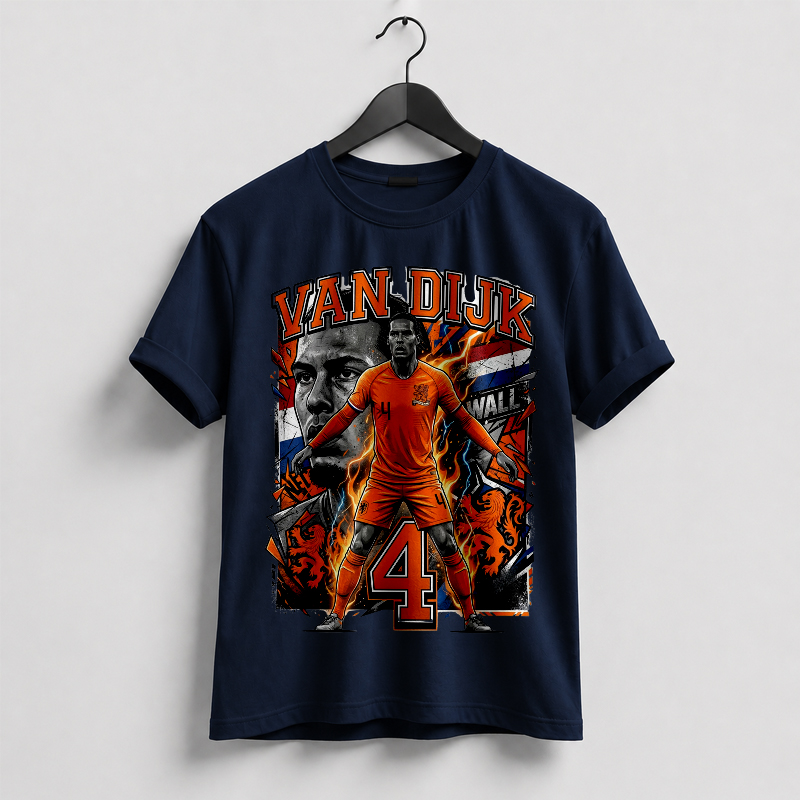 Van Dijk Netherlands Defense Master World Cup 2026 Tshirt