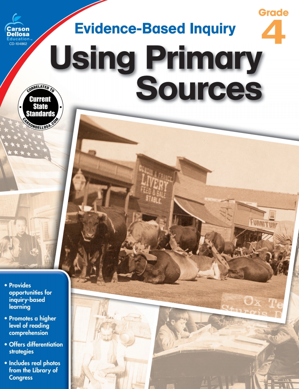 Using Primary Sources, Grade 4 - (PDF/EPUB Version)