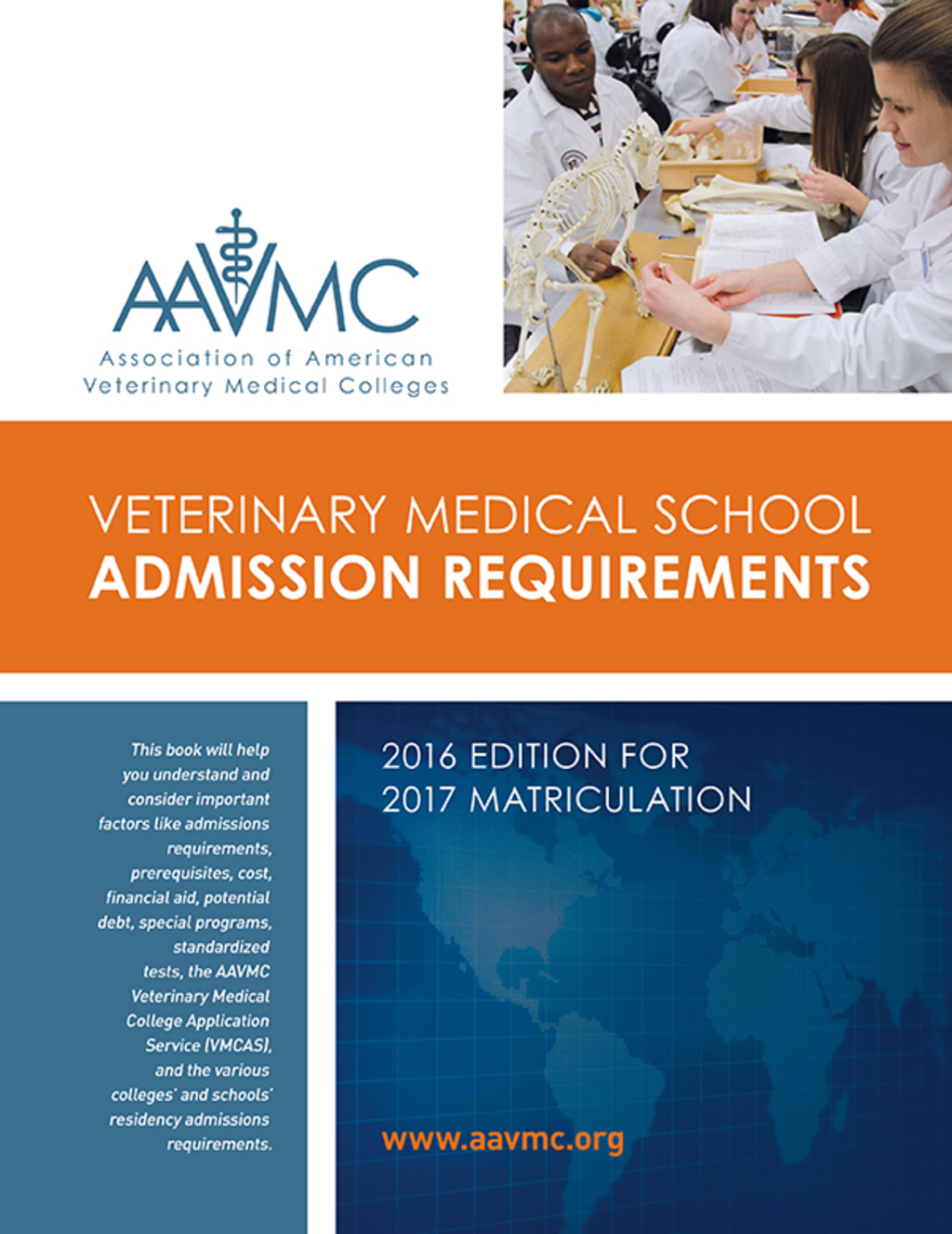 Veterinary Medical School Admission Requirements (VMSAR) 2016 Edition for 2017 Matriculation - (PDF/EPUB Version)
