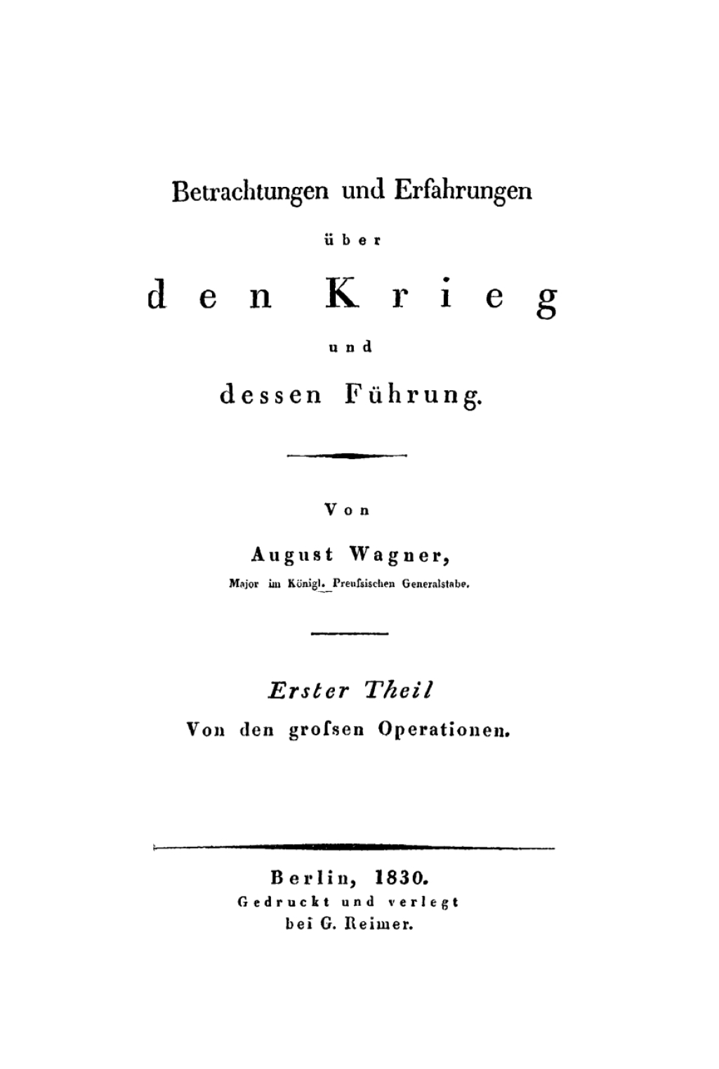 Von den groÃŸen Operationen 1st Edition â€“ PDF/EPUB Version Downloadable