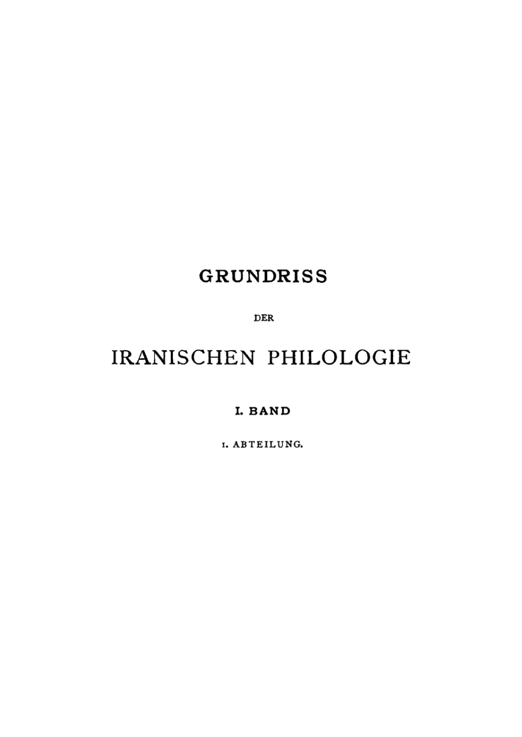 Vorgeschichte der iranischen Sprachen, Awestasprache und Altpersisch, Mittelpersisch 1st Edition â€“ PDF/EPUB Version Downloadable