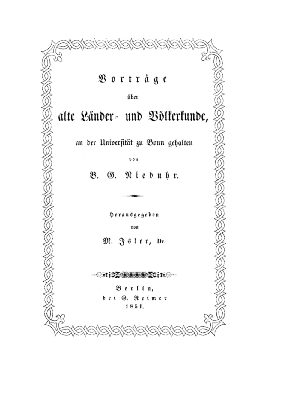 VortrÃ¤ge Ã¼ber alte LÃ¤nder- und VÃ¶lkerkunde 1st Edition â€“ PDF/EPUB Version Downloadable