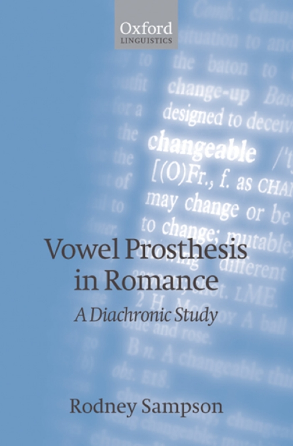 Vowel Prosthesis in Romance A Diachronic Study  â€“ PDF/EPUB Version Downloadable