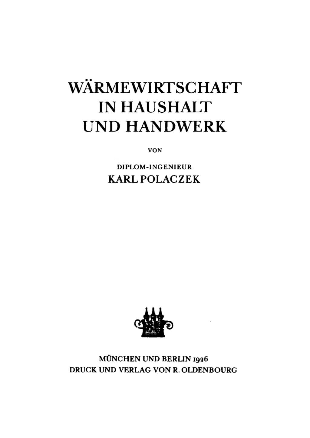WÃ¤rmewirtschaft in Haushalt und Handwerk 1st Edition â€“ PDF/EPUB Version Downloadable