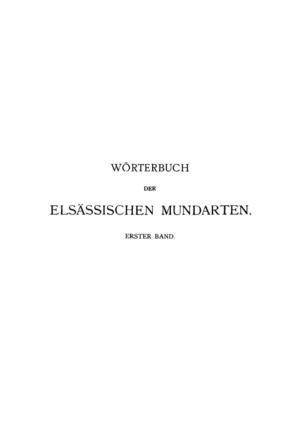 WÃ¶rterbuch der elsÃ¤ssischen Mundarten 1st Edition â€“ PDF/EPUB Version Downloadable