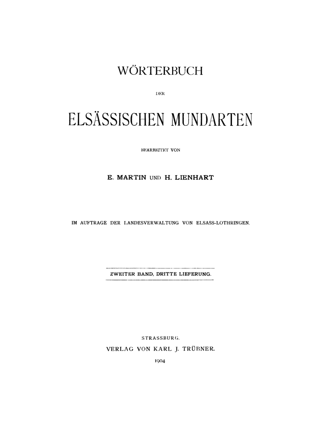WÃ¶rterbuch der elsÃ¤ssischen Mundarten. Band 2, Lieferung 3 1st Edition â€“ PDF/EPUB Version Downloadable